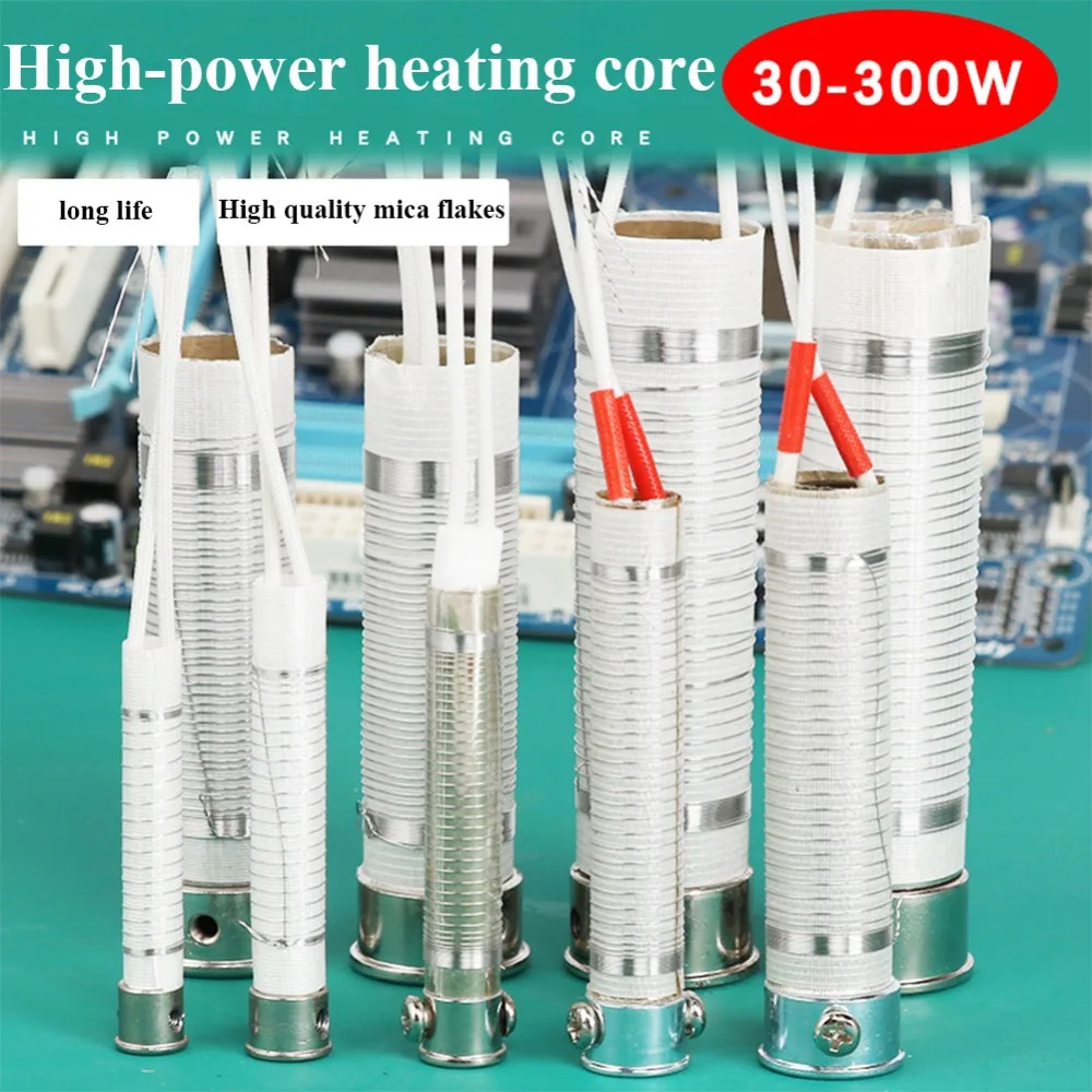 

Durable Heater Tools External Heating Heating Core 30 40 60 80 100 150 200 300W Soldering Iron Cores Heating Element