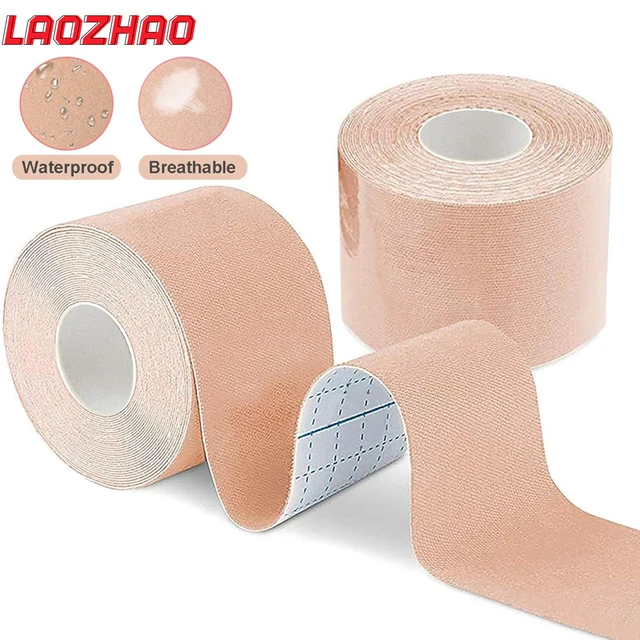 2PCS Kinesiology Tape 5cm x 5m - Waterproof & Hypoallergenic Athletic Tape for Joint Support- Elastic Sports Tape for Knees,Body 2