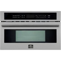 FORNO Capoliveri 30 Inch Stainless-Steel 1000 Watts Microwave Drawer 1.2 cu.ft. 1