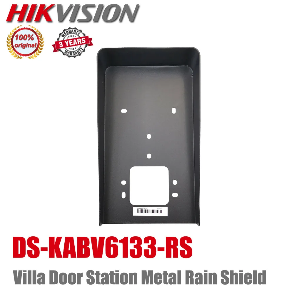 Hikvision – bouclier de pluie Original DS-KABV6133-RS SGCC, montage en Surface métallique, pour Station de porte de Villa DS-KV6133-WME1