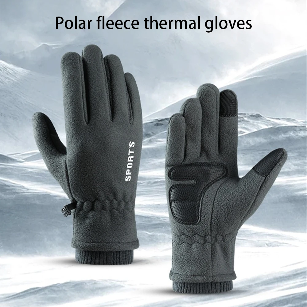 

Осенние и зимние перчатки для спорта на открытом воздухе, лыжного спорта, парные женские Зимние флисовые перчатки для сенсорного экрана