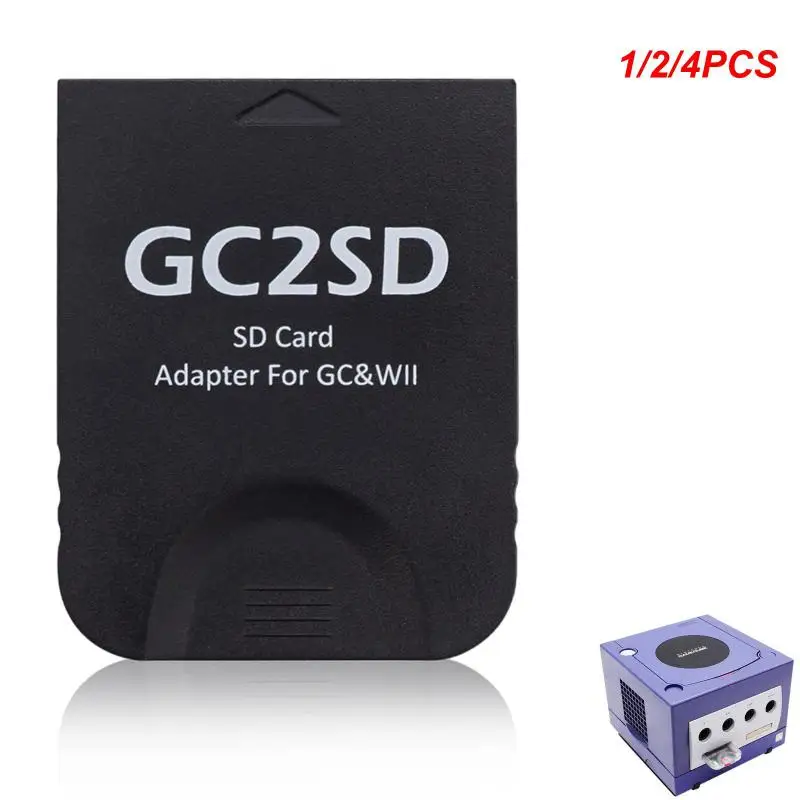 Adattatore Per Scheda 1/2/4Pcs Adattatore Per Scheda Sd Per Console Gamecube E Wii Adattatore Per Scheda Di Memoria Sd Sd2Sp2 Per Gamecube Wii