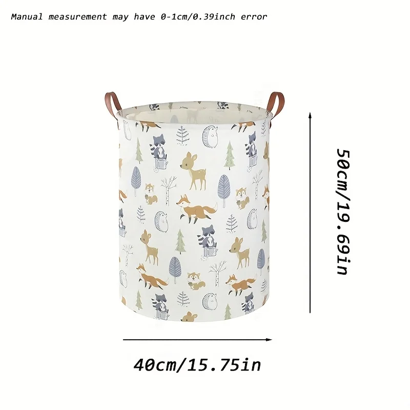 Large Cotton Laundry Basket clothes Storage Organizer Foldable Hamper for Bedroom Multi-Purpose HomeContainer with Handles