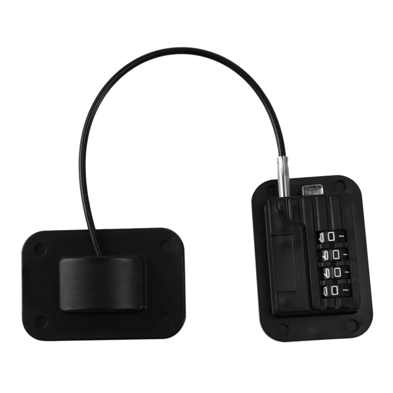 

4X Upgraded Password Window Lock Child Safety Lock Baby Protection Children Fridge Lock Door Cabinet Limiter Locks-Black