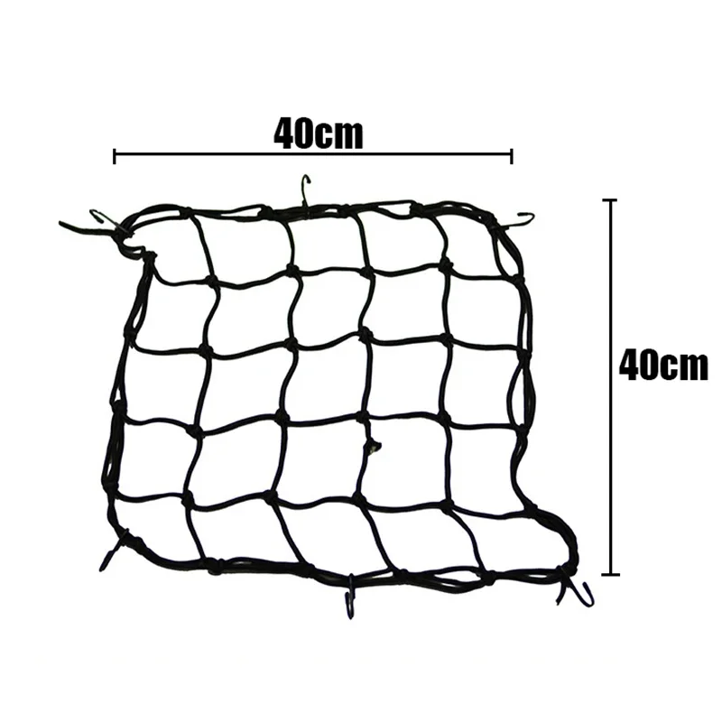 40x40cm Motorcycle Cargo Net for Helmet Fuel Tank & Luggage Storage motorcycle cargo net