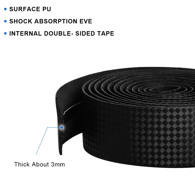 Bike Handlebar Tape Bicycle Handlebar Tape Non-Slip Shock Absorption Road Bike Handle Bar Straps Cycling Soft Anti-Vibration With Bar End Plugs