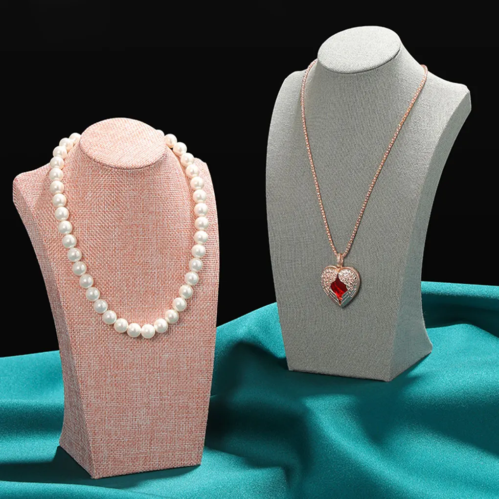 

Exquisite Craft Necklace Display Stand Jewelry Boutiques Mannequin Stand Stand Holder Display Bust