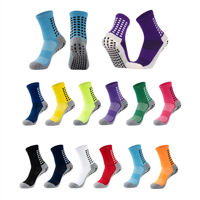 

Non Slip Sports Grip Socks for Men Women Breathable Unisex Athletic Soccer Socks Running Socks for Football Basketball Crew Sock