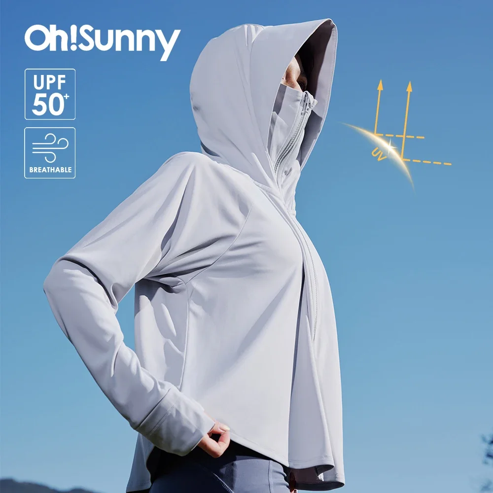 OhSunny Women Clothing Anti-UV Coats Hooded Sun Protection