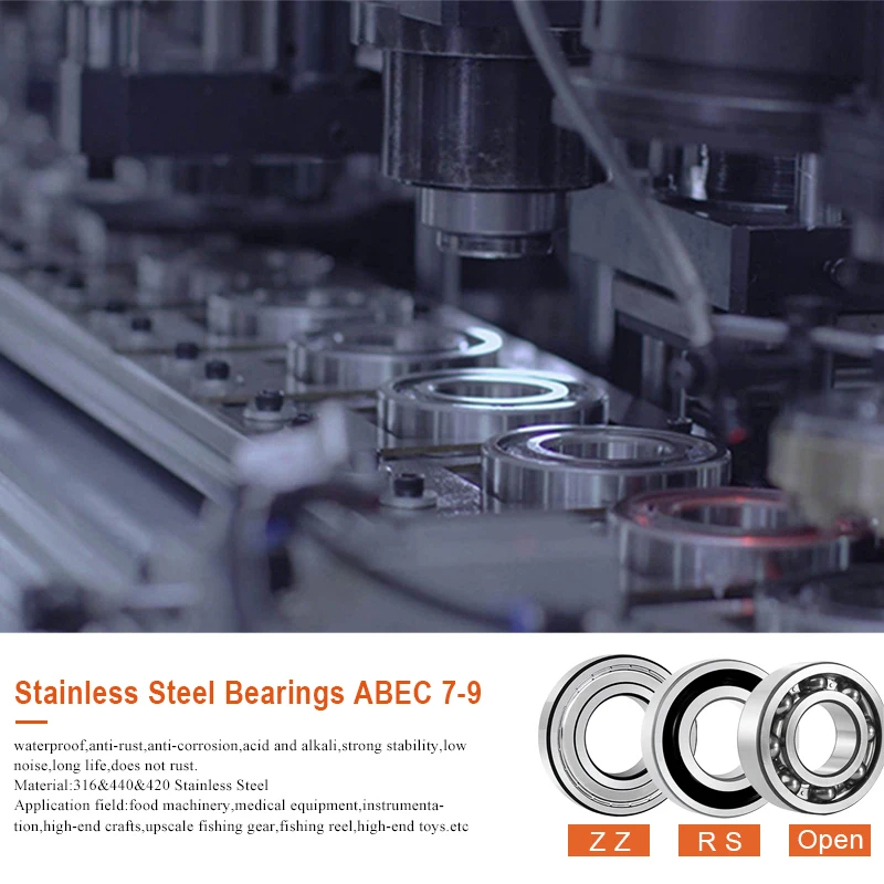 10 PCS SMR148ZZ ABEC-7 Bearings 8x14x4 mm Stainless Steel Ball Bearings DDL-1480ZZ SMR148-2Z