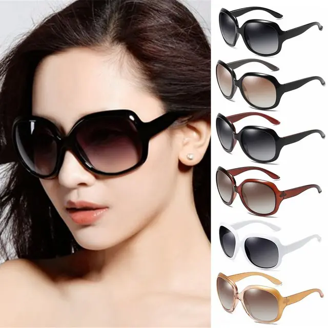 Lunettes de soleil polarisées pour femmes et hommes, monture elliptique, lunettes vintage, lunettes carrées respirantes, UV 400, nouvelles nuances 1