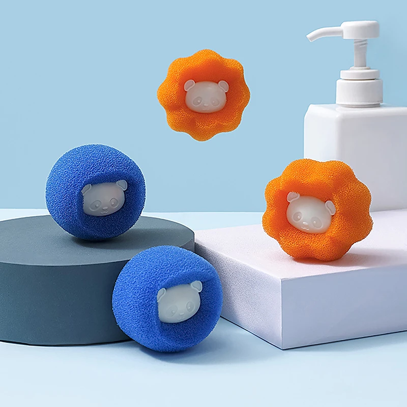 1/5PCS Laundry Ball Kit Reusable Washing Machine Hair Remover Ball Cleaning Lint Fuzz Pet Hairs Clothes Household Product