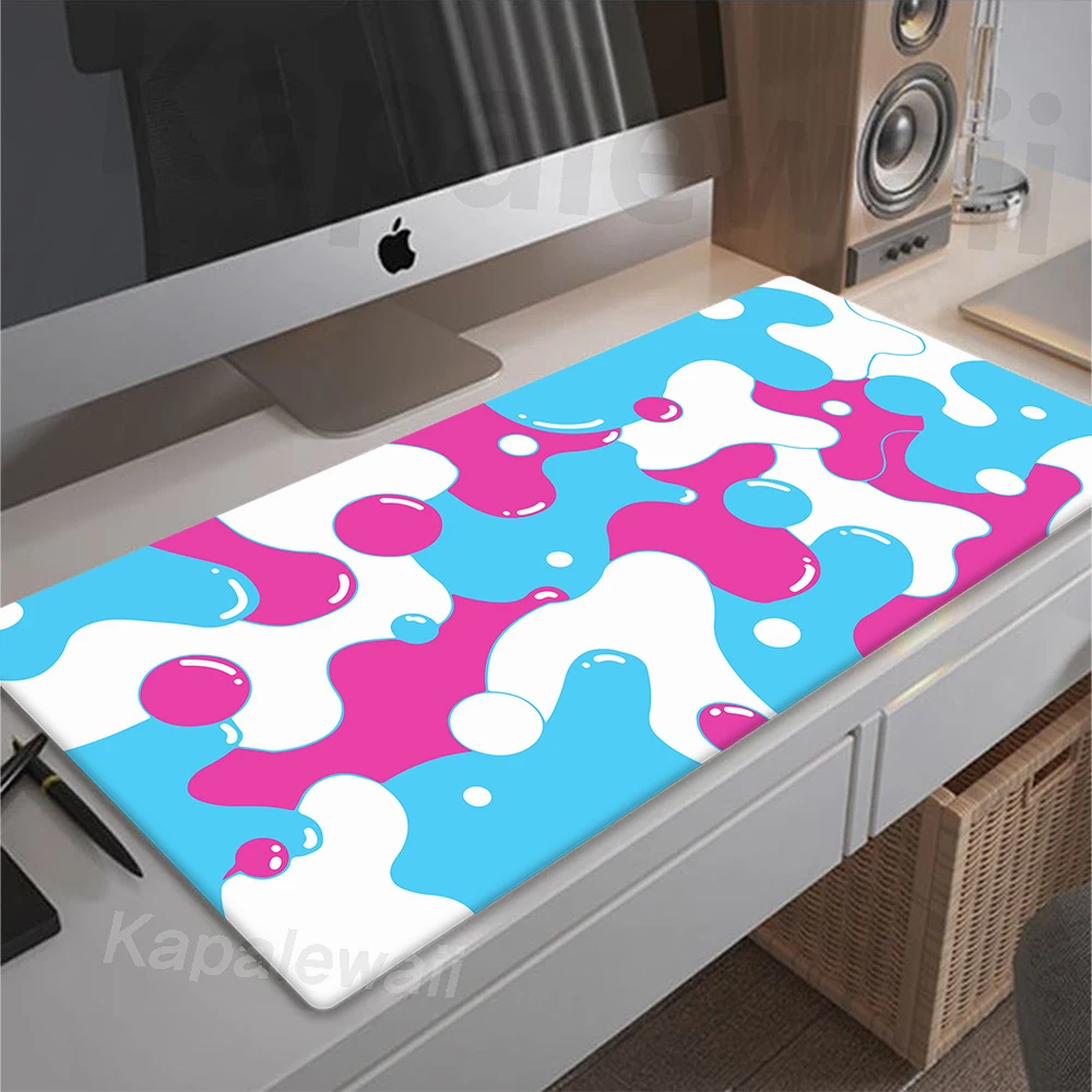 

Large Strata Liquid Mousepad Art Mouse Mat Table Pad XXL Non-Slip Deskmat Computer Rubber Mouse Pad Keyboard Mat 900x400mm