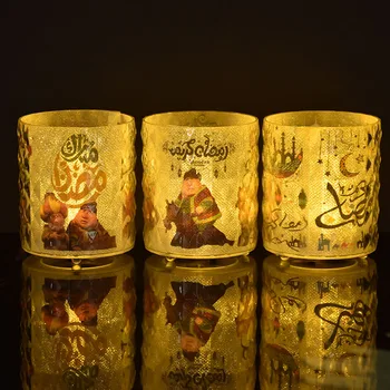 Ramadan Decoration 2023 Candle Cup Led Lights