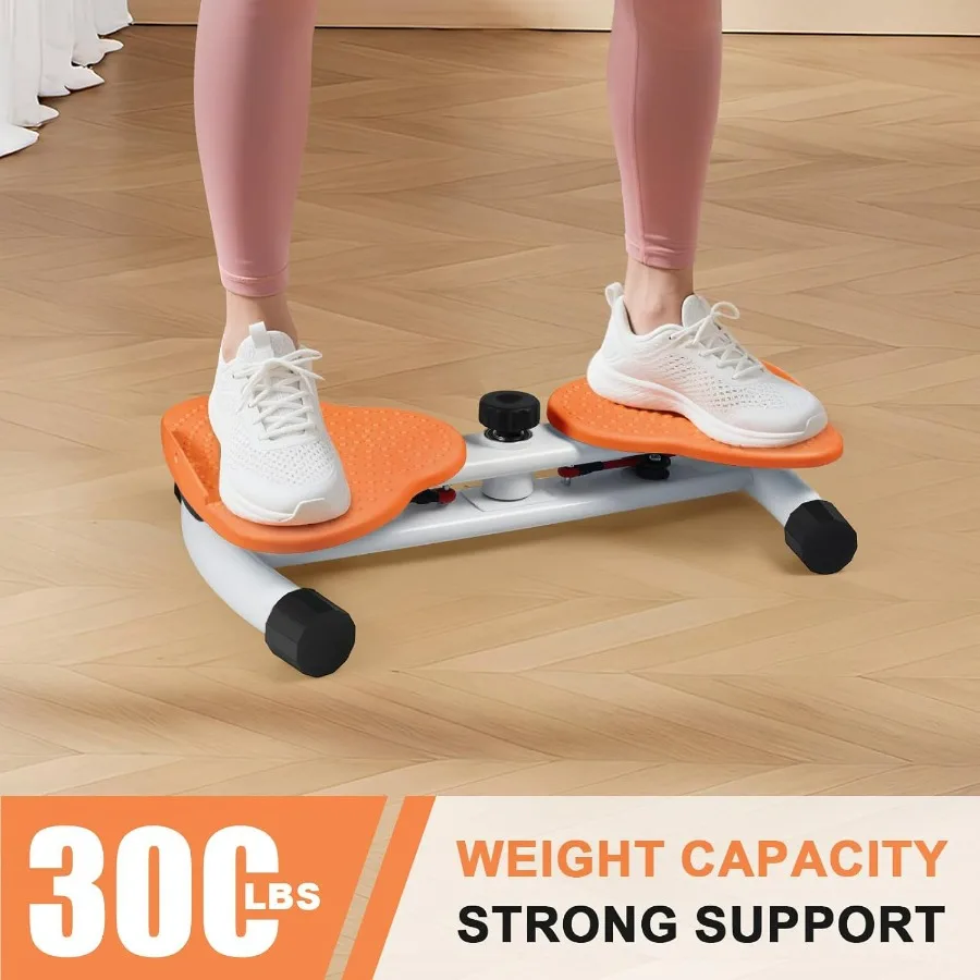 Waist Twister Machine, Ab Twister Board with Resistance Bands - 300 lbs Capacity Home Exercise Equipment for Belly Fat, Core Wor