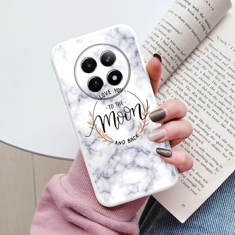 Luxury Marble Art Soft TPU Protective Back Cover - Shockproof Fashion Case