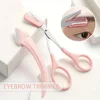 Professional Eyebrow Trimmer Eyebrow Scissors Eyebrow Shaver, Female Eyebrow Combing Scissor Scraper Accessories 1