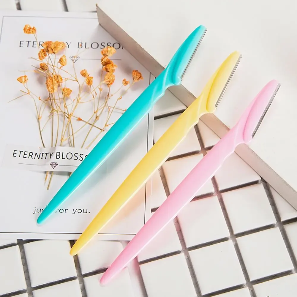 3pcs Eyebrow Trimmer Eyebrow Razor Shaver Blade Eye Brow Shaper Facial Hair Remover Face Razor for Women Beauty Makeup Tools eyebrow trimmer set eyebrow trimmer eyebrow razor set eyebrow razor eyebrow trimmer blade