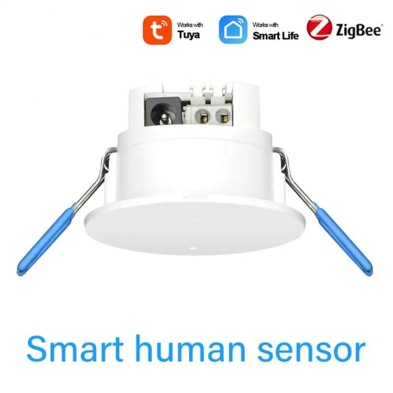 

Tuya Smart Smart Human Presence Sensor Human Body Motion Detection Sensor 3.0 Ceiling-mounted APP-key Control EU/US/UK