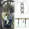 1.5m Easy & Fast Installation Tree Swing Hanging Kit Swing Straps Tree Protectors with Safer Lock Carabiners Swivel To Choose 3