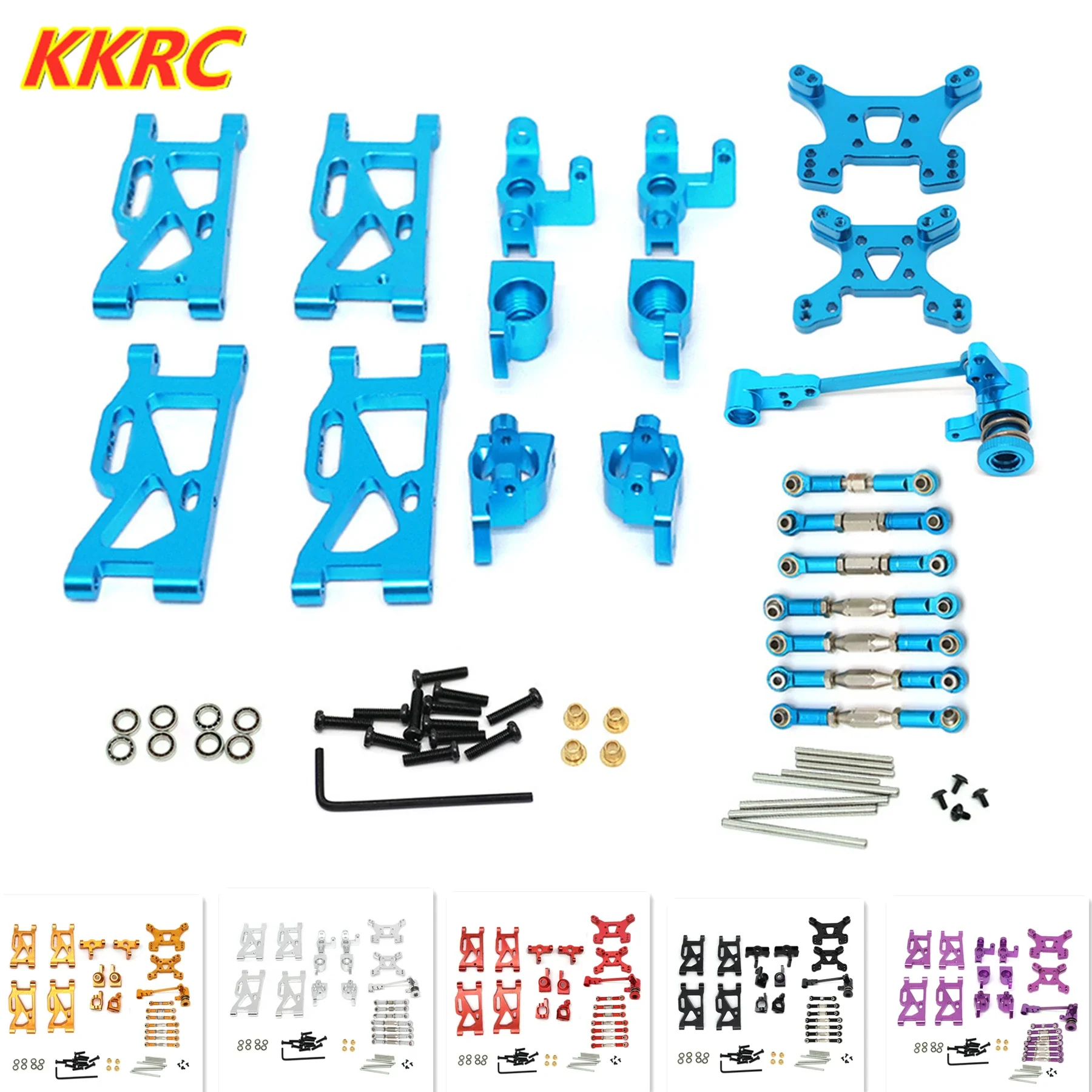 

CatRC WLtoys 144001 124016 124017 124018 124019 металлическая деталь для модернизации, рычаг качания, прут, амортизатор, крепление, рулевая группа