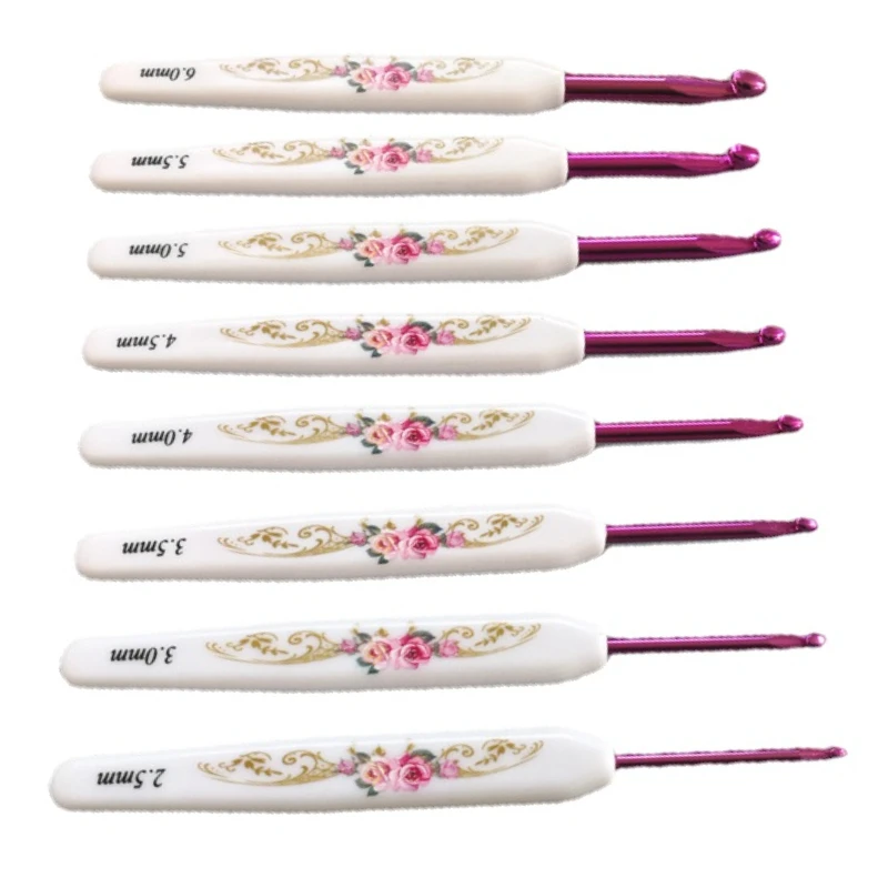 Set 9 Uncinetti Da Maglia - Misure 2-6mm Con Impugnatura Ergonomica