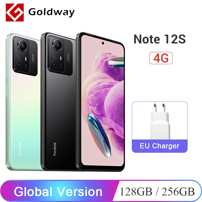 Глобальная версия Xiaomi Redmi Note 12S Основная камера 108 МП Разрешение FHD 90 Гц + AMOLED точечный дисплей Быстрая зарядка 33 Вт Глобальная версия Xiaomi Redmi Note 12S Основная камера 108 МП Разрешение FHD 90 Гц + AMOLED точечный дисплей Быстрая зарядка 33 Вт