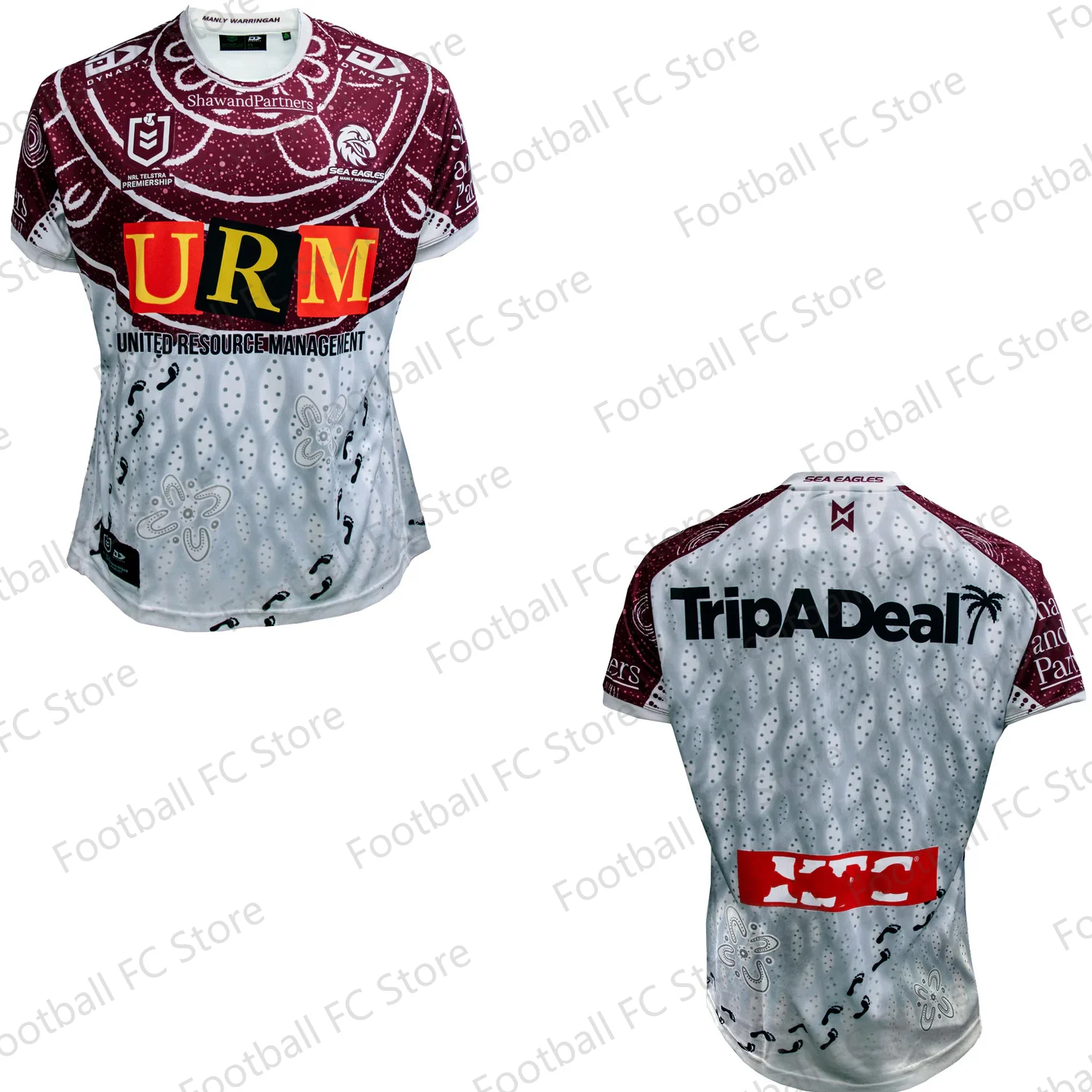 맨리 워링가 씨이글스 오리지널 라운드 저지, 2024 남성용 훈련 저지, 어린이 유니폼, 여름 신상 