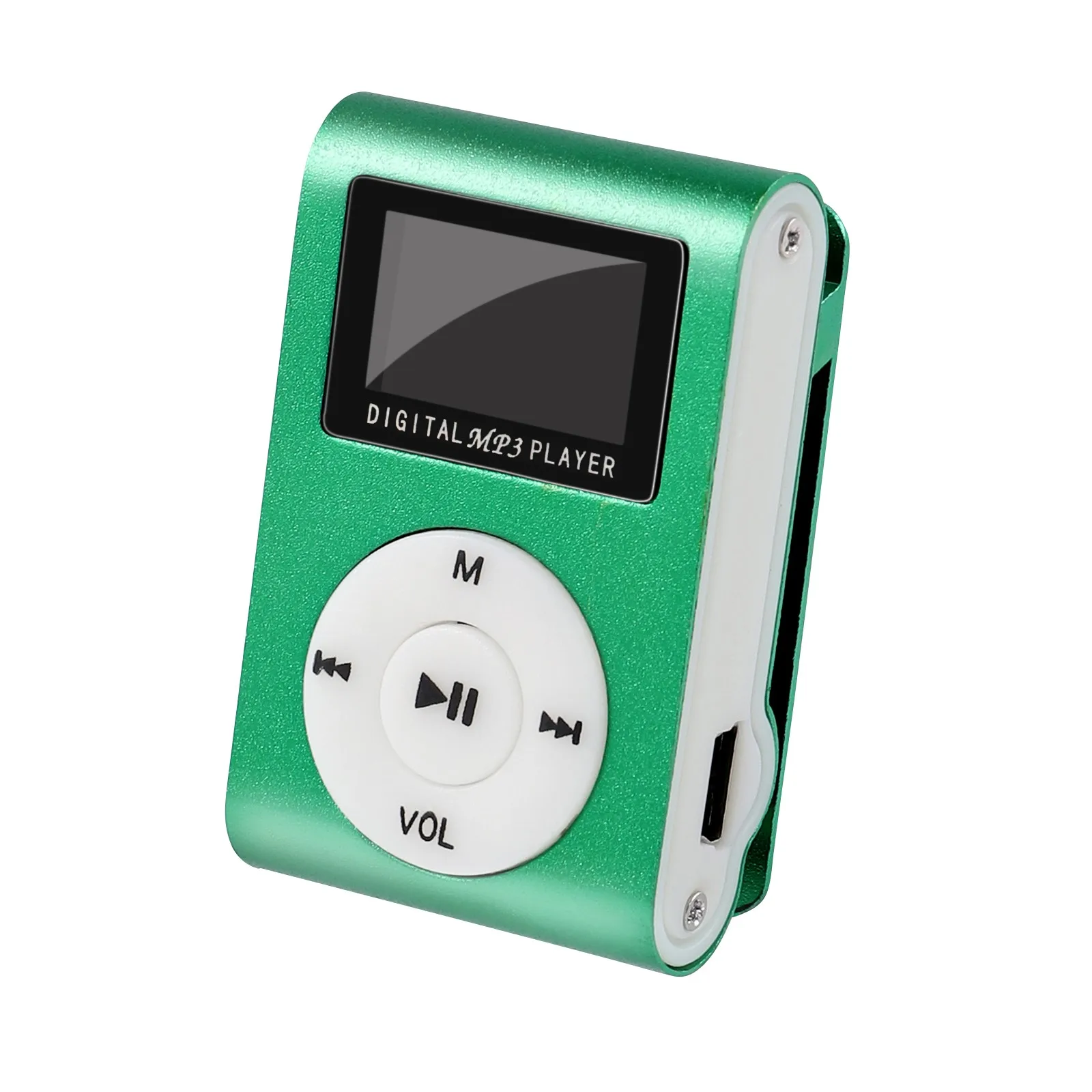 5 Colors Hifi Mini Usb Clip Mp3 Player Lcd Screen Support 32gb Micro Sd Tf Card Cardslick Stylish Design Sport Compact Hot #bl5