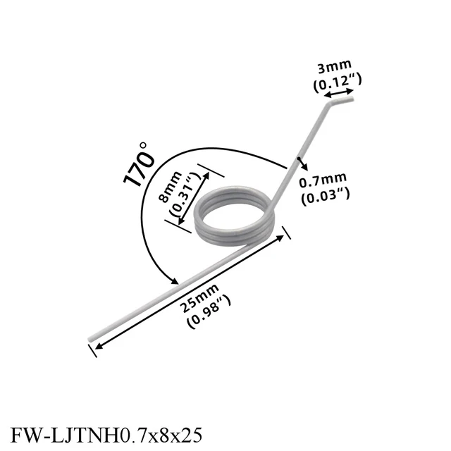 10 Molle Di Torsione In Acciaio Inox 304 Per Bidoni Della Spazzatura - Regolabili E Resistenti - Foto 6