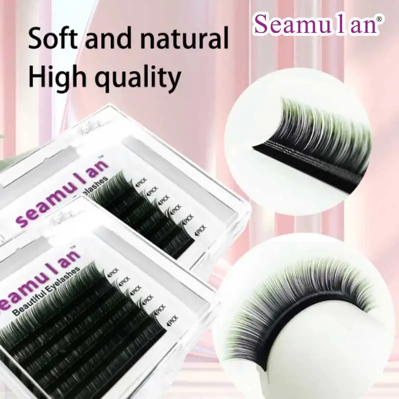 

Blue Brown Purple Red Ombre Eyelash Extension Individual Colored Faux Mink Lashes Ombre Soft Fake Eyelashes Makeup Tools Color