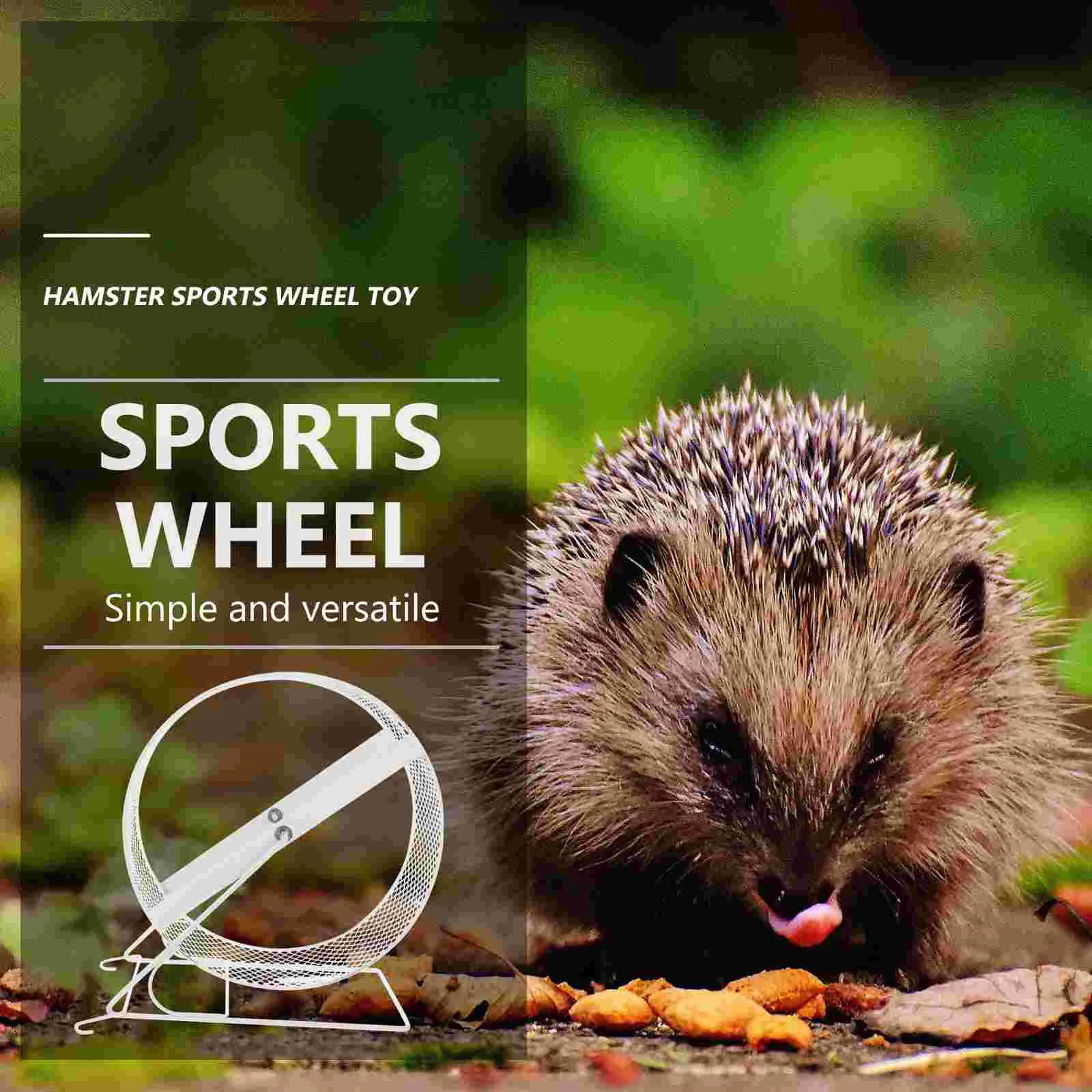 Hamster Wheelexercise Running Silent Gerbil Large Roller Small Rat Metal Dwarf Hedgehog Chinchilla Quiet Runner-Random grids exercise wheel
