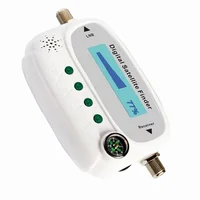 Горячий приемник Satlink SF08, светодиодный цифровой спутниковый искатель, HD ТВ-приемник сигналов, спутниковый декодер, спутниковый искатель с компасом, 4 светодиодных индикатора