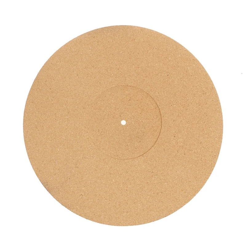 K3NB Cork Rubber Turntable Platter Mat Slipmat Anti Static For 12 inch