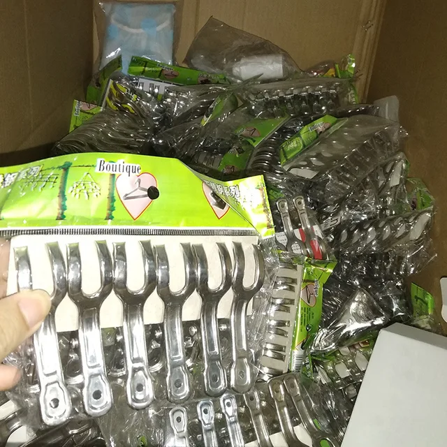 Rozsdamentes Acél Ruhák Csapások Lógó Klipek Mosodai Peg Multifunkcionális Ruhacsipeszek Erős Szorító Ruhákkal - Image 2