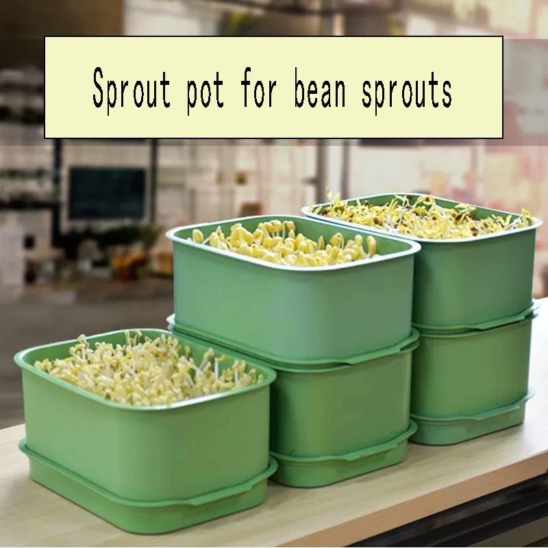 Household Sprouting Plastic Planting Pot Yellow Bean Sprouts Mung Bean Sprouts Soilless Cultivation Seedling Pot seed starter tray nursery pots plant propagation pots hydroponic plant pots plastic flowerpot