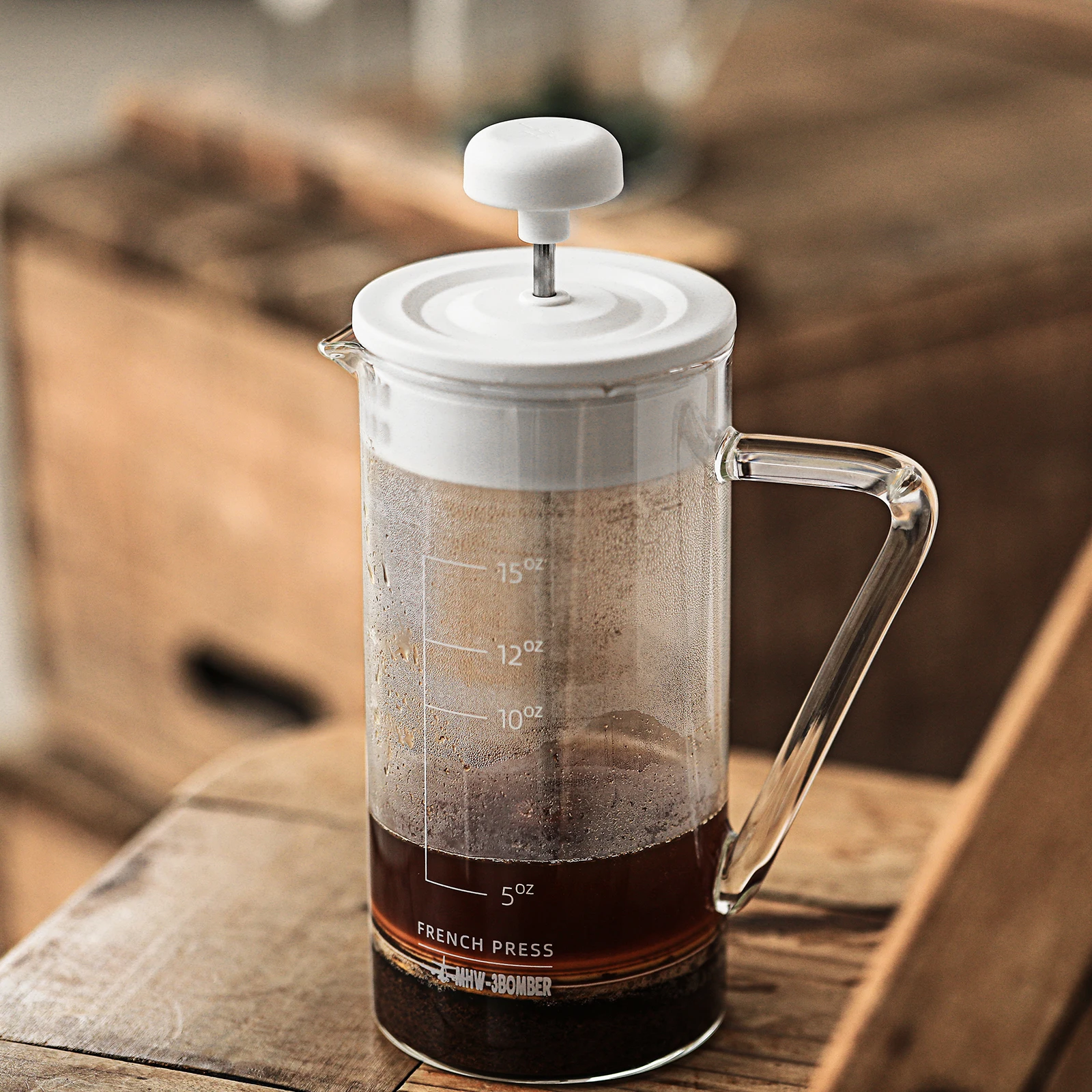 French Press Coffee Maker Classic 304 Stainless Steel Glass Coffee Press  Portable Camping Travel Espresso Pots Birthday Gifts