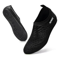 Unisex Quick - Dry Colorful Water Shoes for Beach and Aqua Activities (Black)