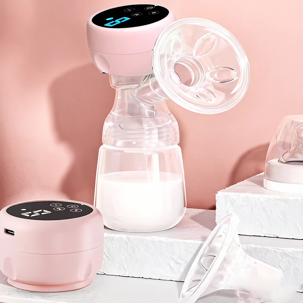 Electric Breast Pump Intelligent Silent Portable Breastfeeding_voghion.com