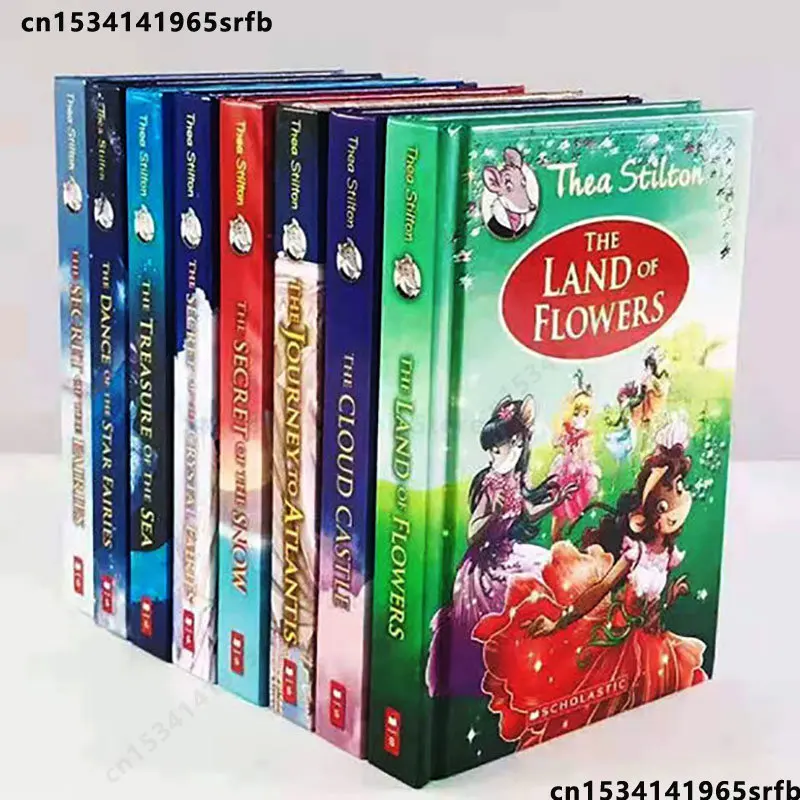 8 Libri Donna Geronimo Stilton Thea Stilton Edizione Speciale Picture Story Book Bambini English Bridge Capitolo Comic 5 + Anni