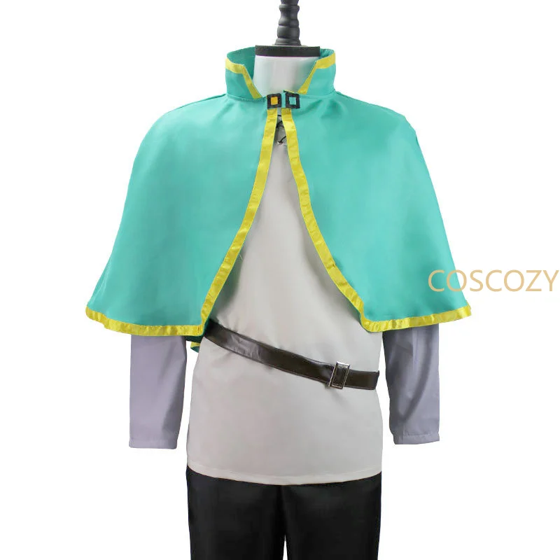 Anime kono subarashii sekai ni shukufuku o! Satou kazuma konosuba kazuma  cosplay traje verde conjunto kazuma