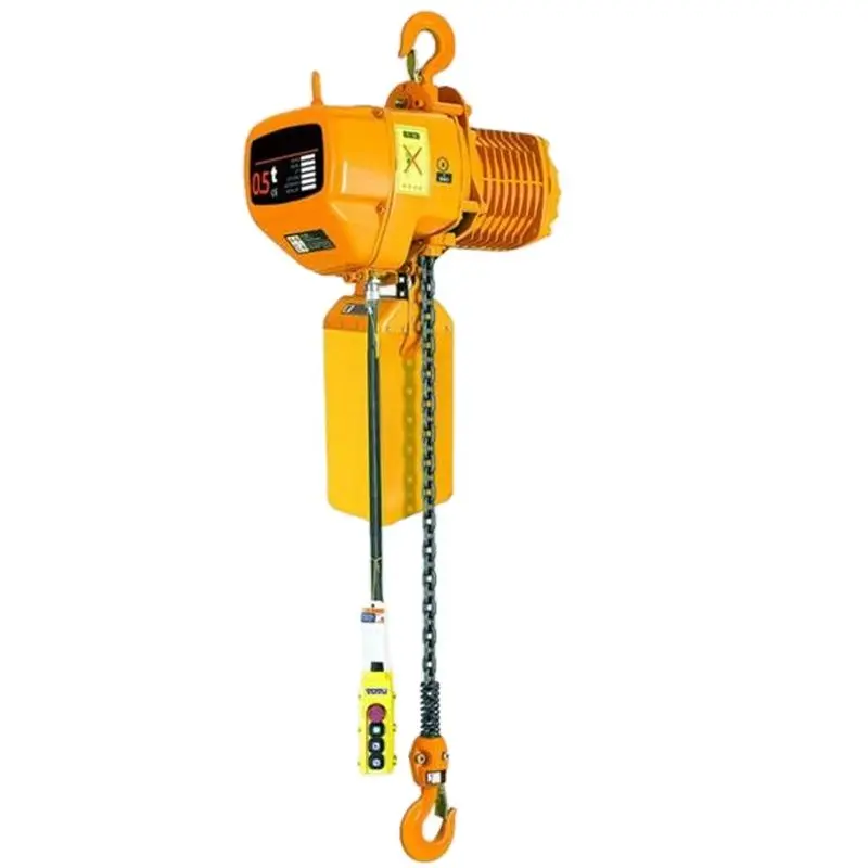 1100W1500WPortableOverheadElectricChainHoistCraneFixedSingleChainIndustrialHoist