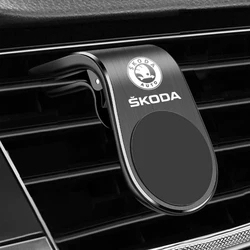 Magnetic Metal Car Phone Holder - Premium Auto Styling Accessory (1pcs black)