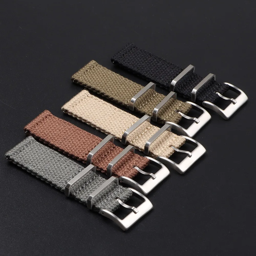 Premium Nylon Canvas Waterproof Watch Strap - Soft, Sporty & Durable Bracelet