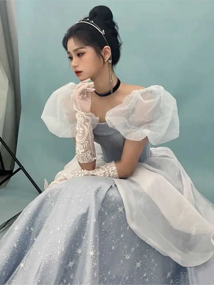ブルー 結婚式 シンプル パーティードレス エレガント 韓国 楽天市場】パーティードレス 韓国 ドレス 個性的 ワンピース