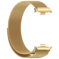 Premium Metal Bracelet Strap for Xiaomi Redmi Watch 4 - Stainless Steel Replacement Band (Gold)