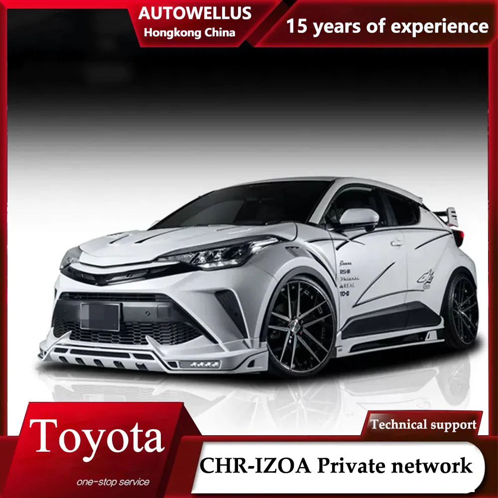 

Car Stling ABS Paint Front Rear Bumper Diffuser Skid Protector Guard Plate Bumper Cover Trims For Toyota CHR C-HR 2018 2019