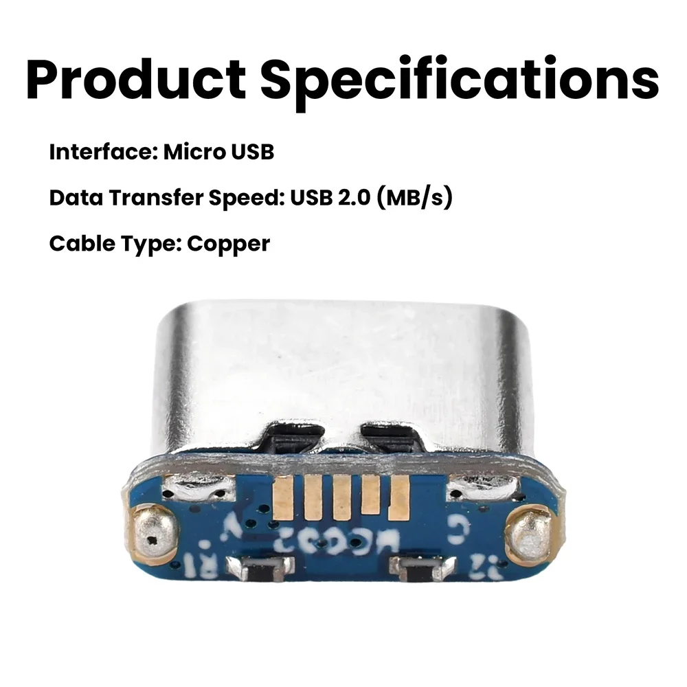 Upgraded Type C Adapter Board for Charging and Data Transfer
