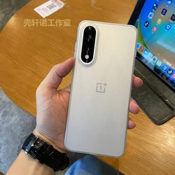 Sleek Matte Skin Feel Hard Shell Anti - Drop Case - Ultra Shockproof Cover for OnePlus Nord 5 (WHITE)