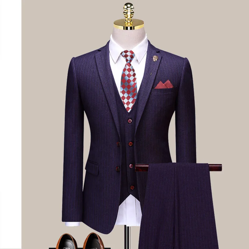

Custom Made Groom Wedding Dress Blazer Pants Business High-end Classic Dress Trousers ZHA06-59599